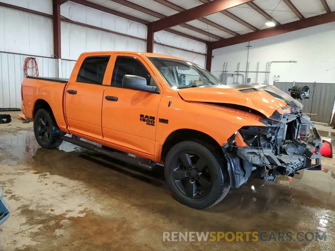 4 Photograph of a damaged car 1C6RR7KT5KS615784 RAM 1500 2019