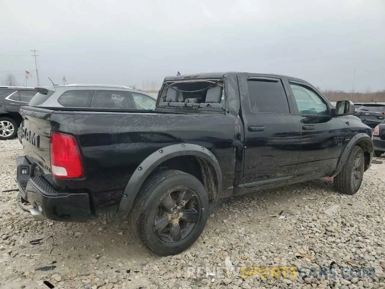 3 Photograph of a damaged car 1C6RR7KT9KS747897 RAM 1500 2019