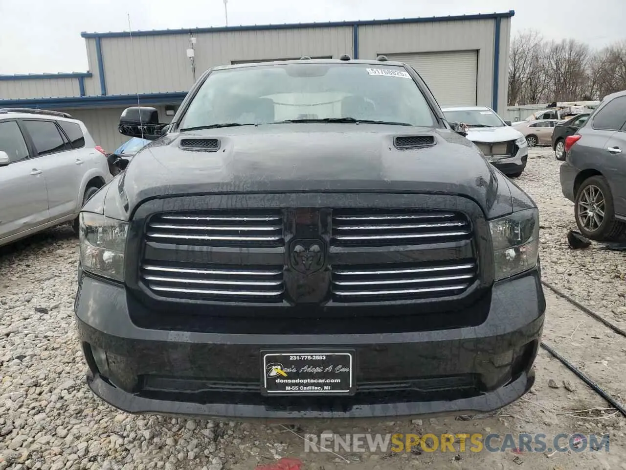 5 Photograph of a damaged car 1C6RR7KT9KS747897 RAM 1500 2019
