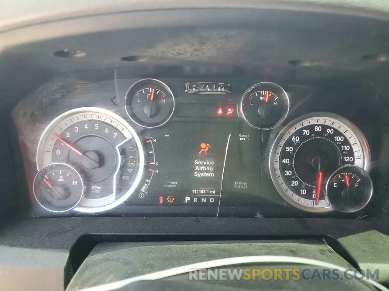 9 Photograph of a damaged car 1C6RR7LG0KS596143 RAM 1500 2019