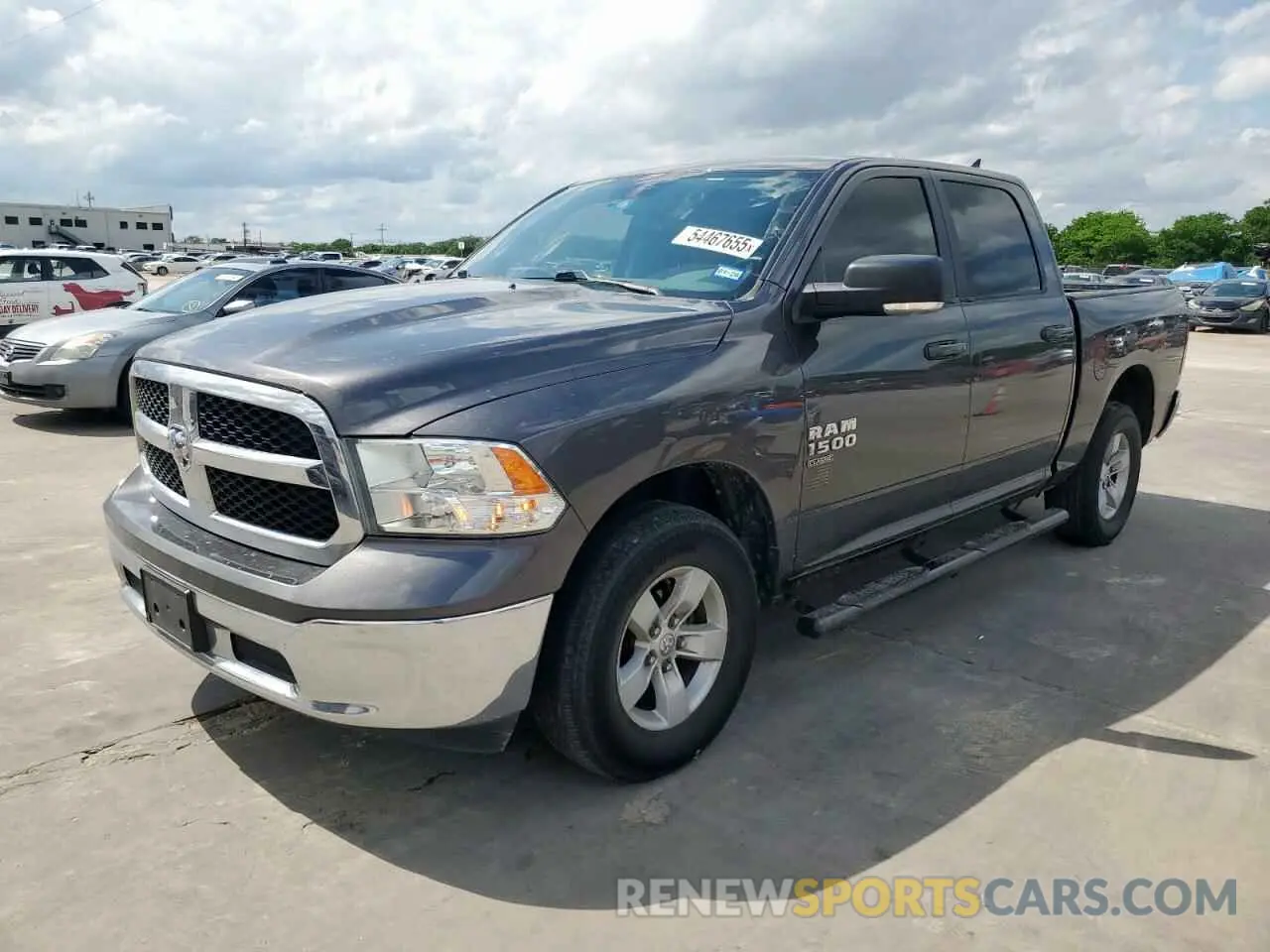 1 Photograph of a damaged car 1C6RR7LG2KS592661 RAM 1500 2019
