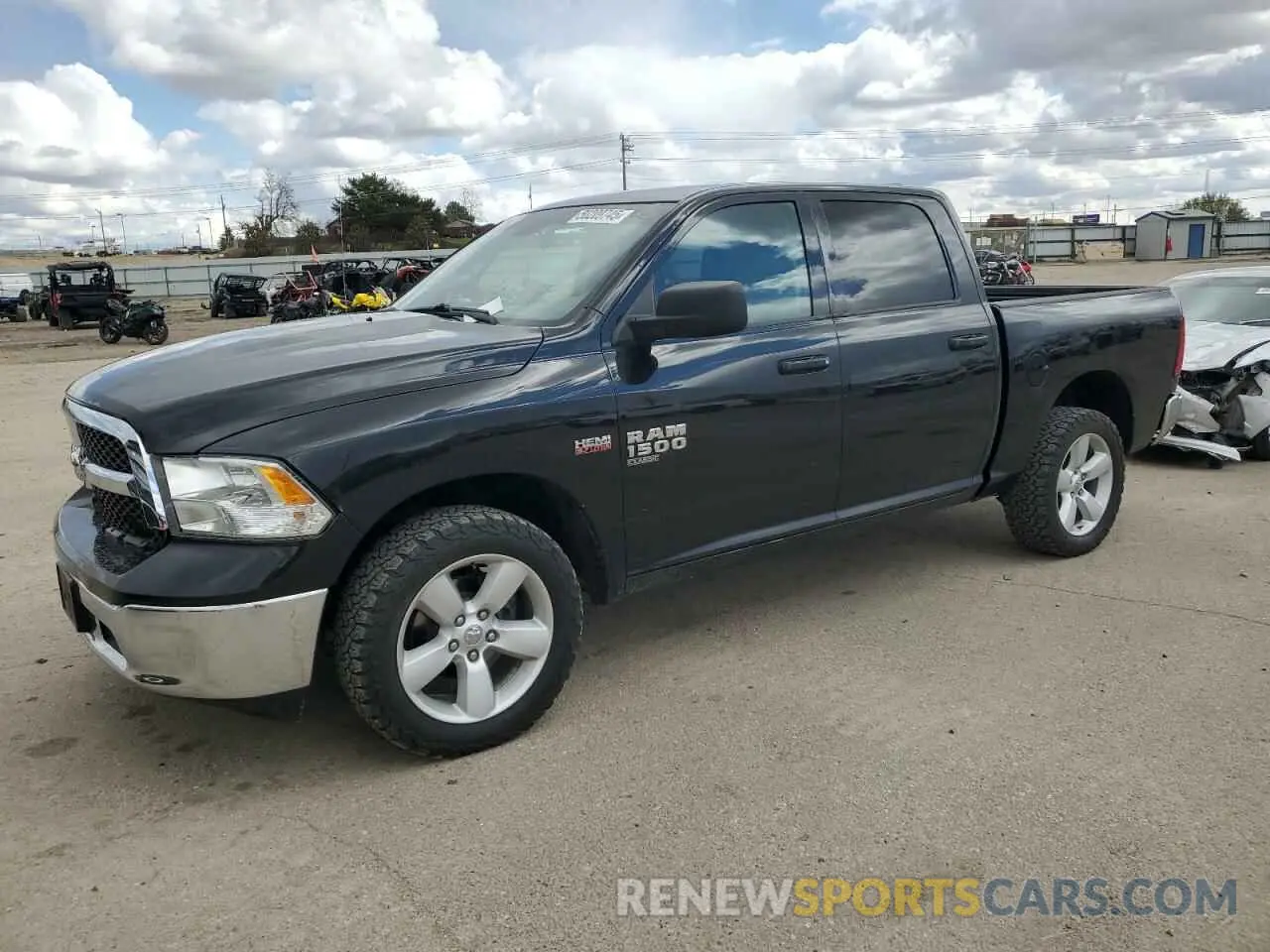 1 Photograph of a damaged car 1C6RR7LT1KS511212 RAM 1500 2019