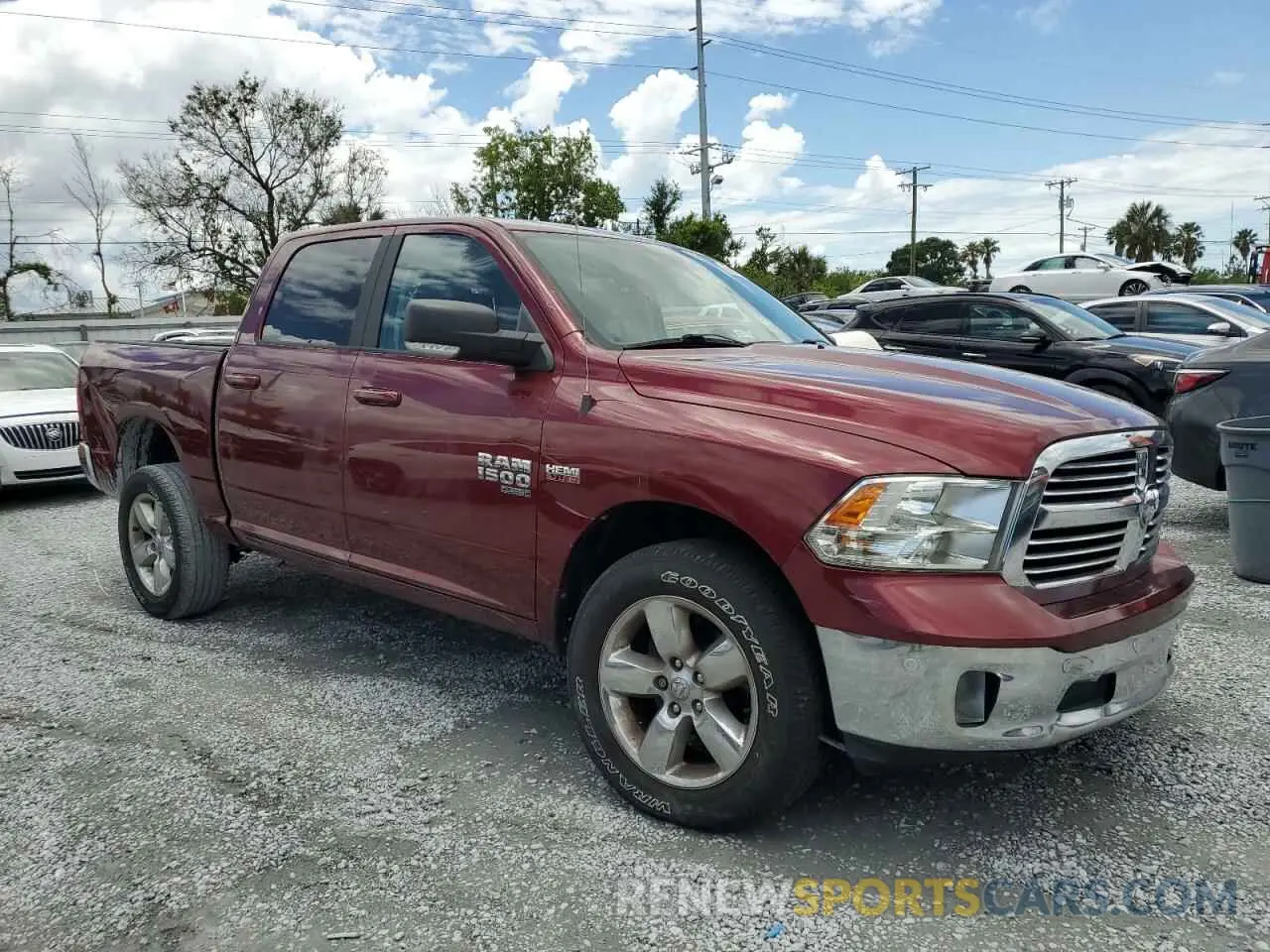 4 Photograph of a damaged car 1C6RR7LT1KS560197 RAM 1500 2019