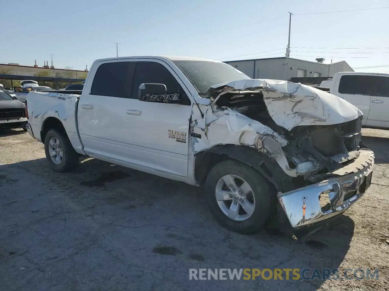 4 Photograph of a damaged car 1C6RR7LT1KS591580 RAM 1500 2019