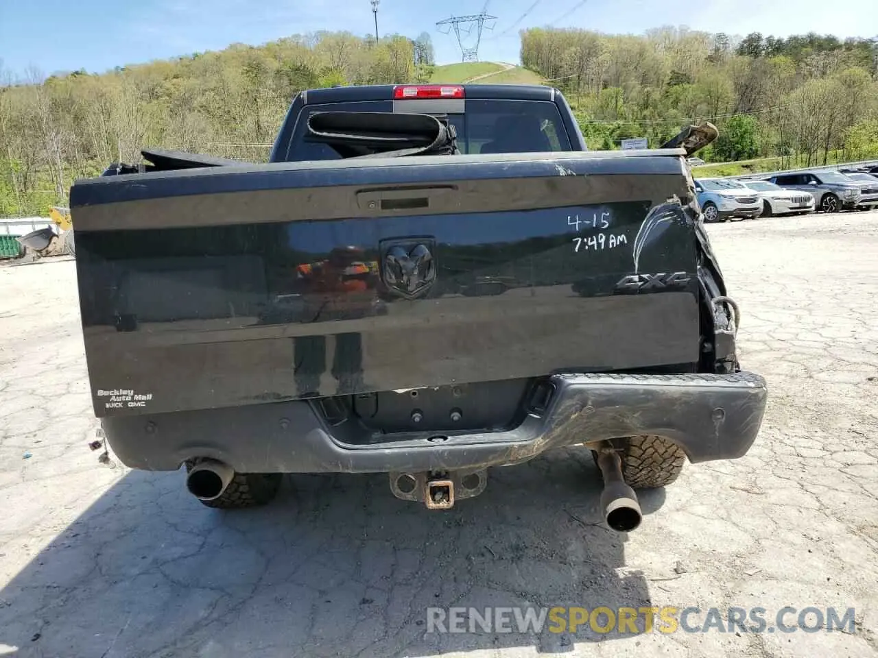 6 Photograph of a damaged car 1C6RR7LT1KS714908 RAM 1500 2019