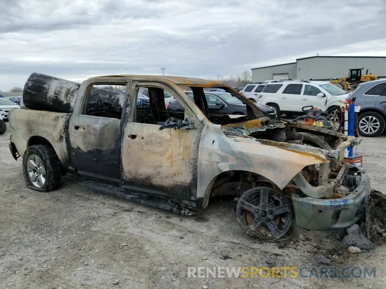 4 Photograph of a damaged car 1C6RR7LT1KS727612 RAM 1500 2019