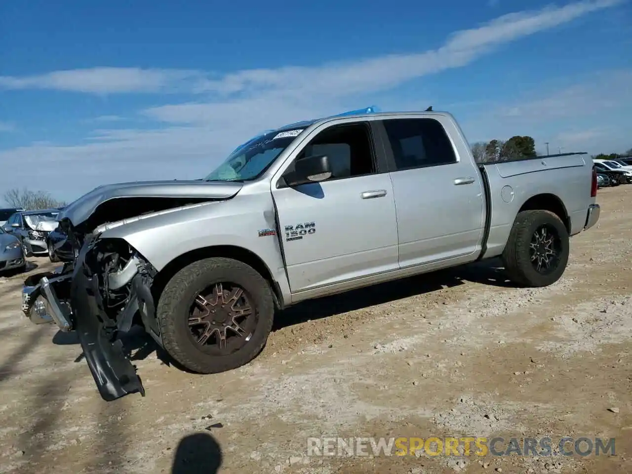 1 Photograph of a damaged car 1C6RR7LT2KS524762 RAM 1500 2019