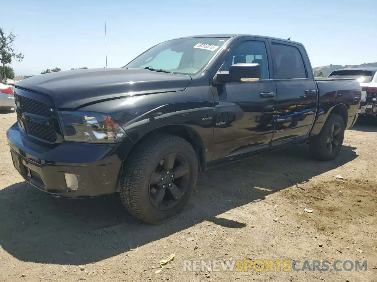 1 Photograph of a damaged car 1C6RR7LT2KS568891 RAM 1500 2019