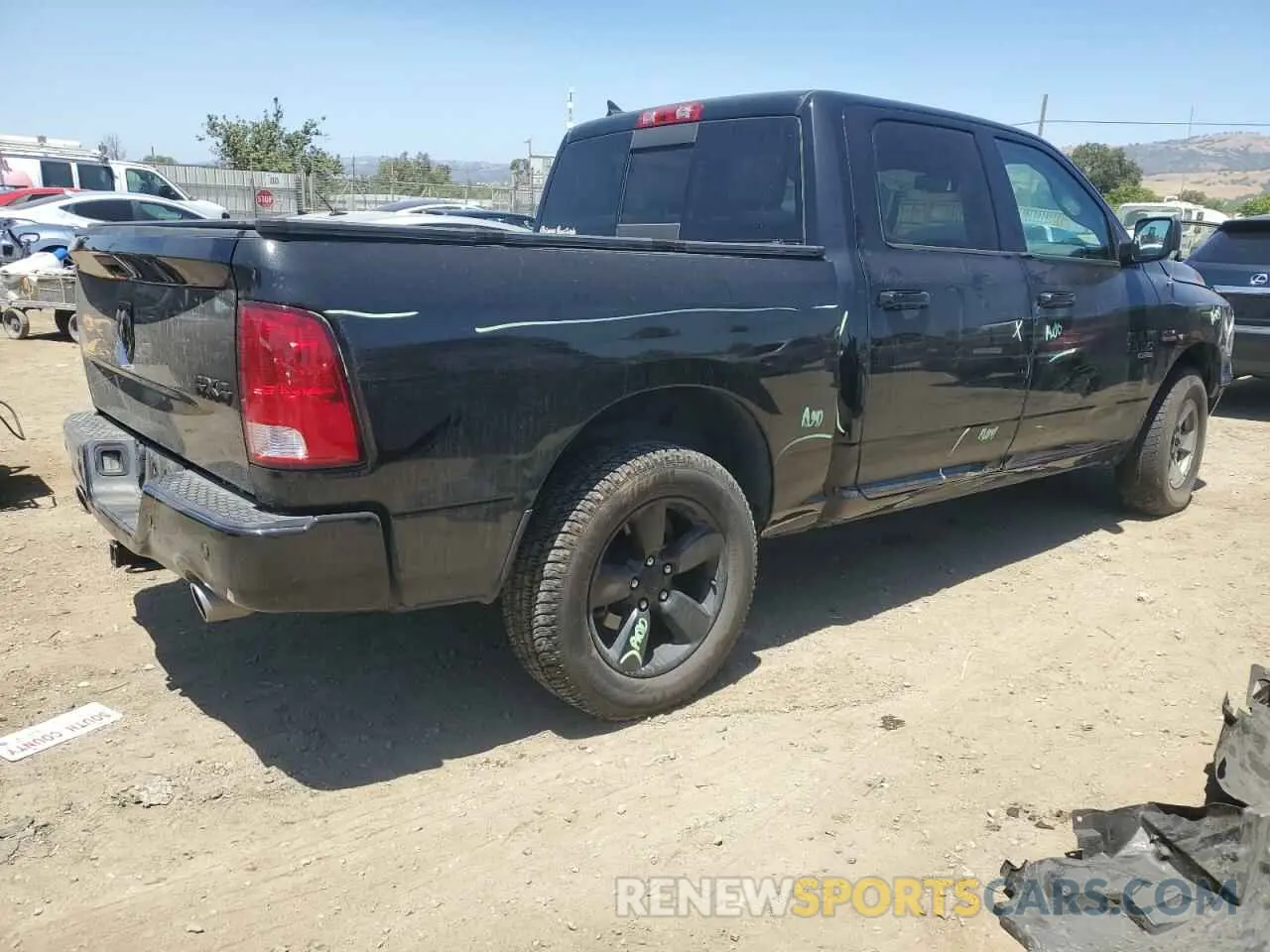 3 Photograph of a damaged car 1C6RR7LT2KS568891 RAM 1500 2019