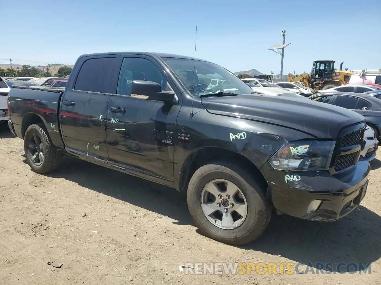 4 Photograph of a damaged car 1C6RR7LT2KS568891 RAM 1500 2019