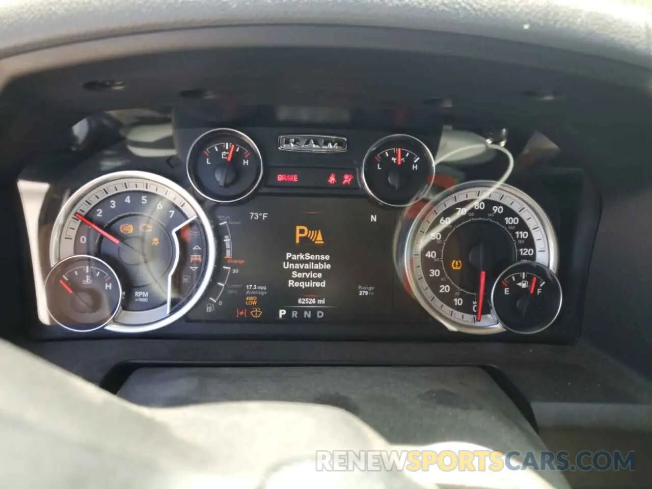 9 Photograph of a damaged car 1C6RR7LT2KS570012 RAM 1500 2019