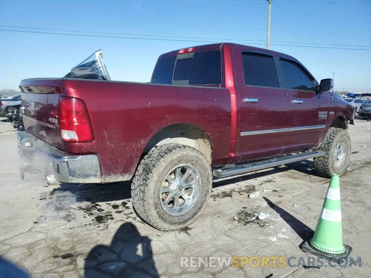 3 Photograph of a damaged car 1C6RR7LT3KS557141 RAM 1500 2019
