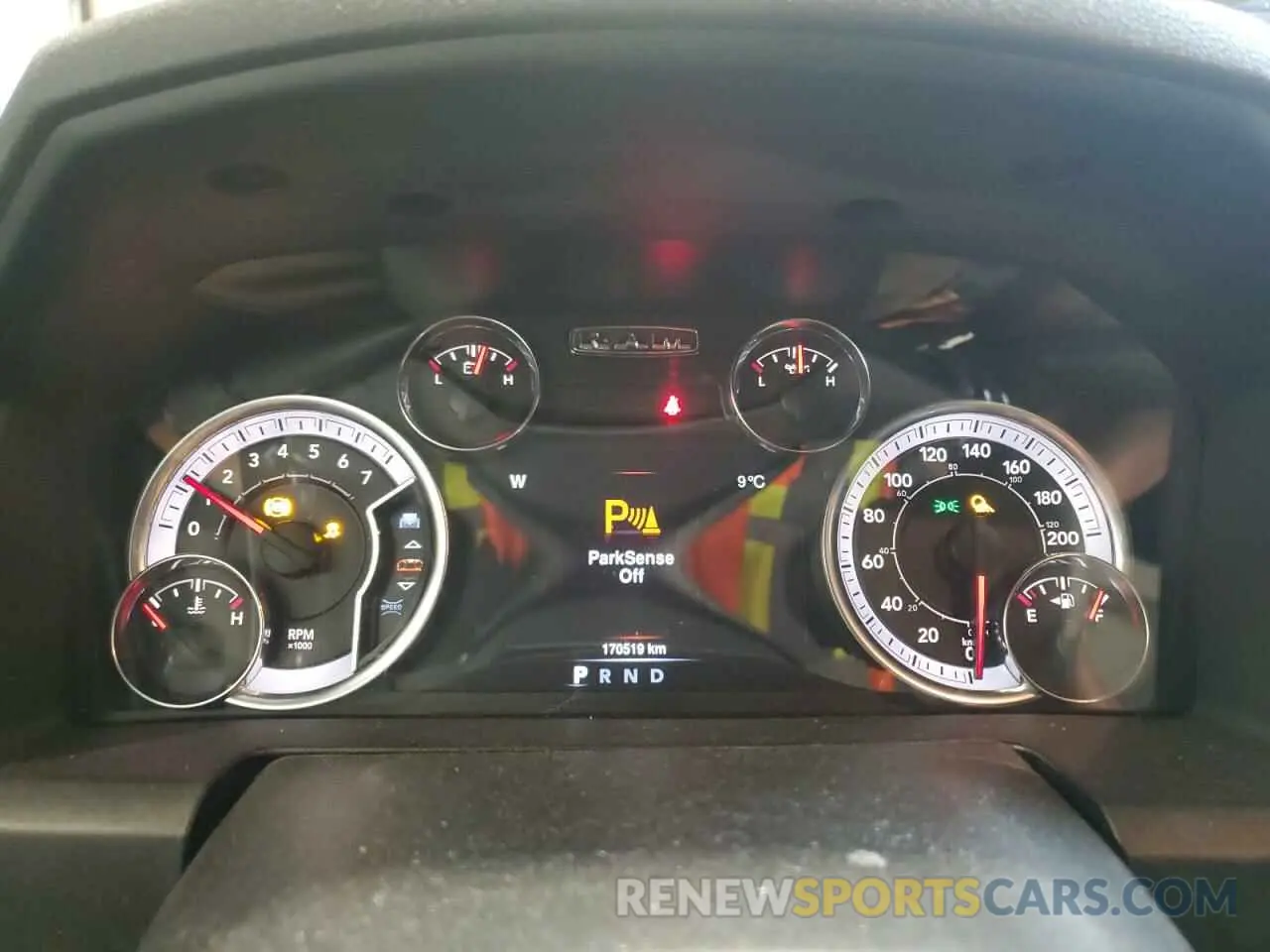 9 Photograph of a damaged car 1C6RR7LT6KS685373 RAM 1500 2019