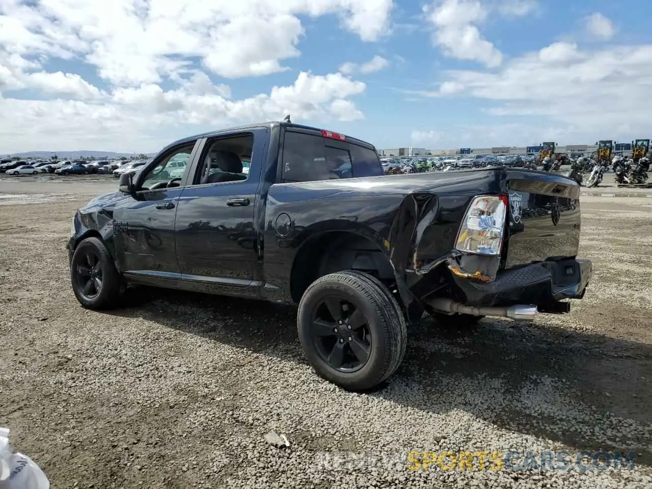 2 Photograph of a damaged car 1C6RR7LT7KS637008 RAM 1500 2019