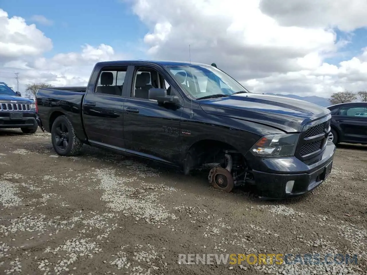 4 Photograph of a damaged car 1C6RR7LT7KS637008 RAM 1500 2019