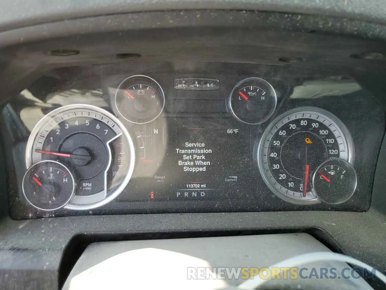 9 Photograph of a damaged car 1C6RR7LT7KS651362 RAM 1500 2019