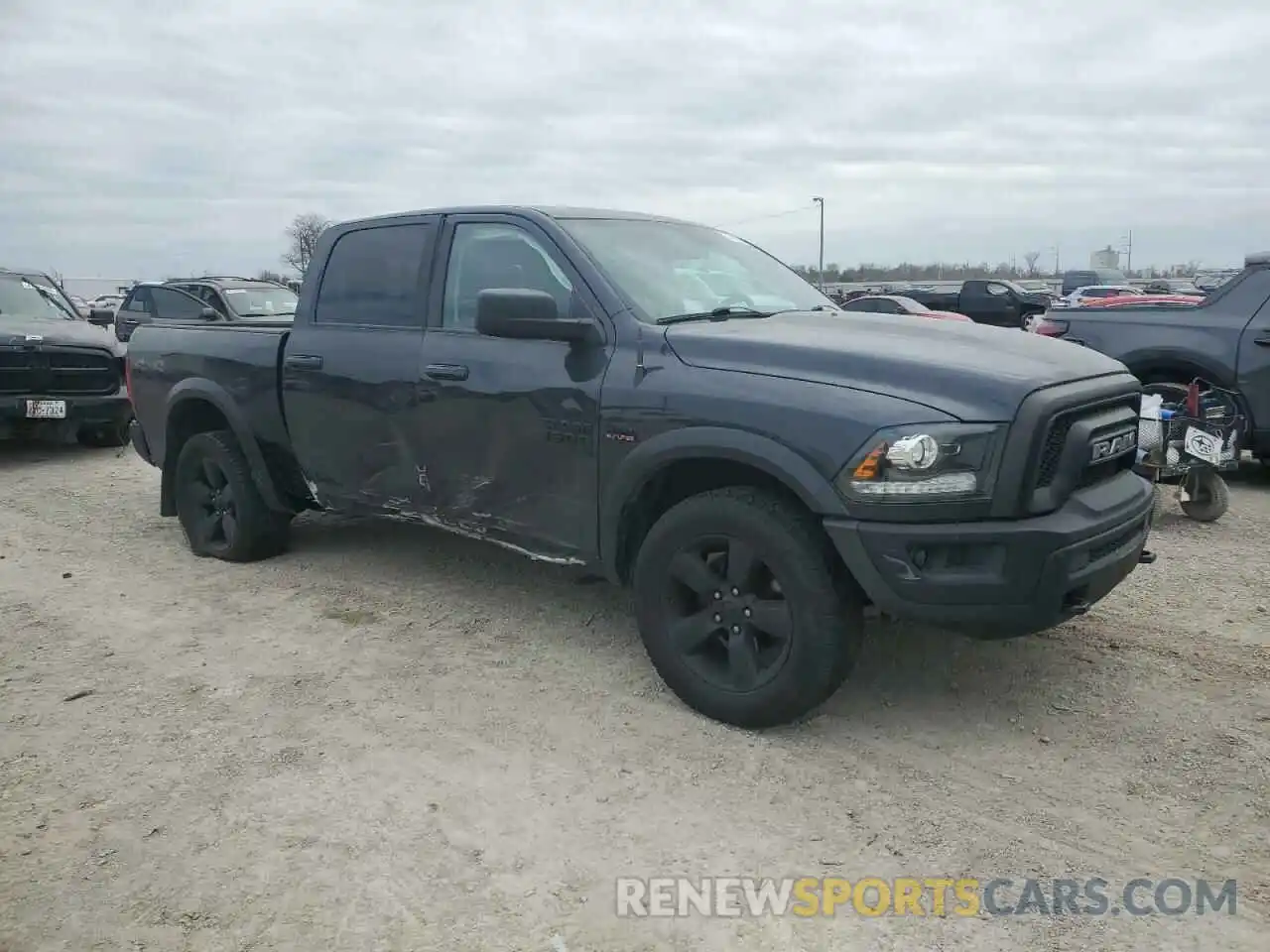 4 Photograph of a damaged car 1C6RR7LT7KS677198 RAM 1500 2019