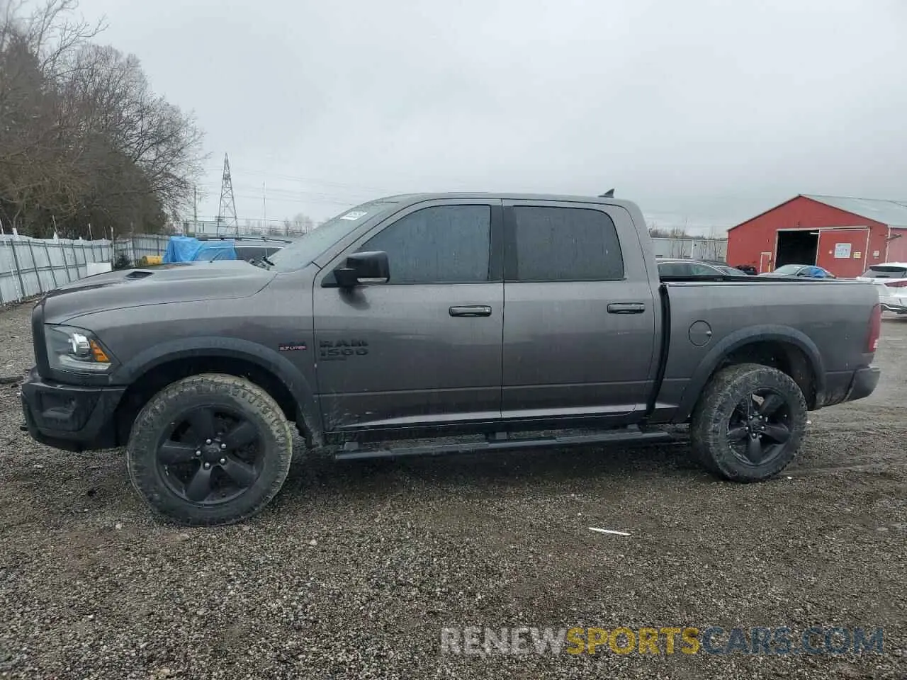 1 Photograph of a damaged car 1C6RR7LT7KS739991 RAM 1500 2019
