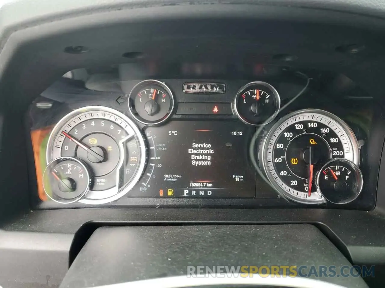 9 Photograph of a damaged car 1C6RR7LT7KS739991 RAM 1500 2019