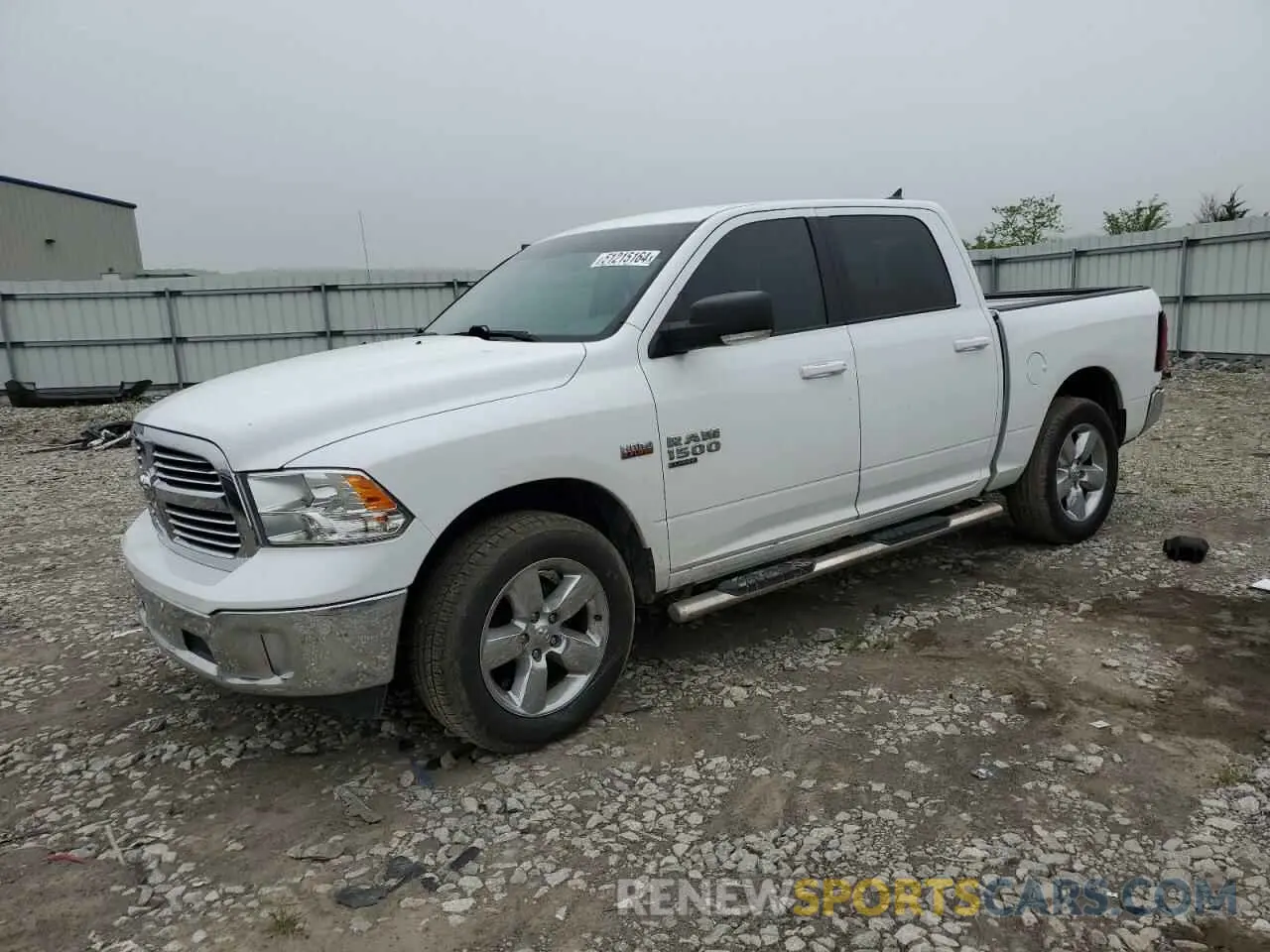1 Photograph of a damaged car 1C6RR7LT8KS545325 RAM 1500 2019