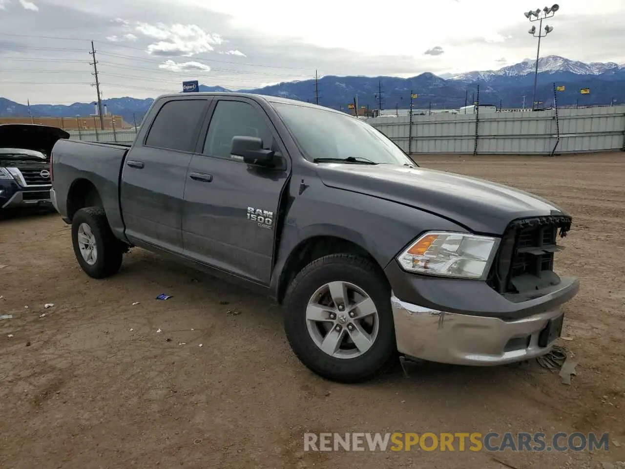 4 Photograph of a damaged car 1C6RR7LT8KS613896 RAM 1500 2019