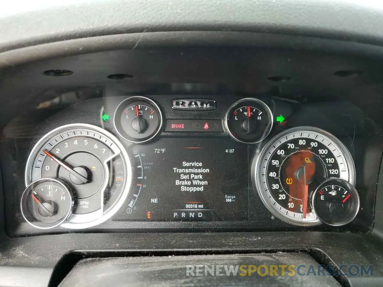 9 Photograph of a damaged car 1C6RR7LT8KS613896 RAM 1500 2019