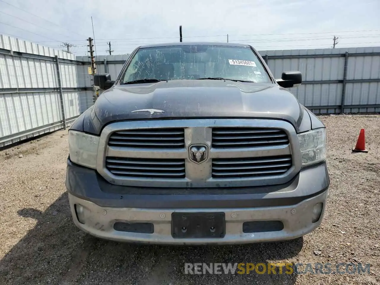 5 Photograph of a damaged car 1C6RR7LT8KS624378 RAM 1500 2019