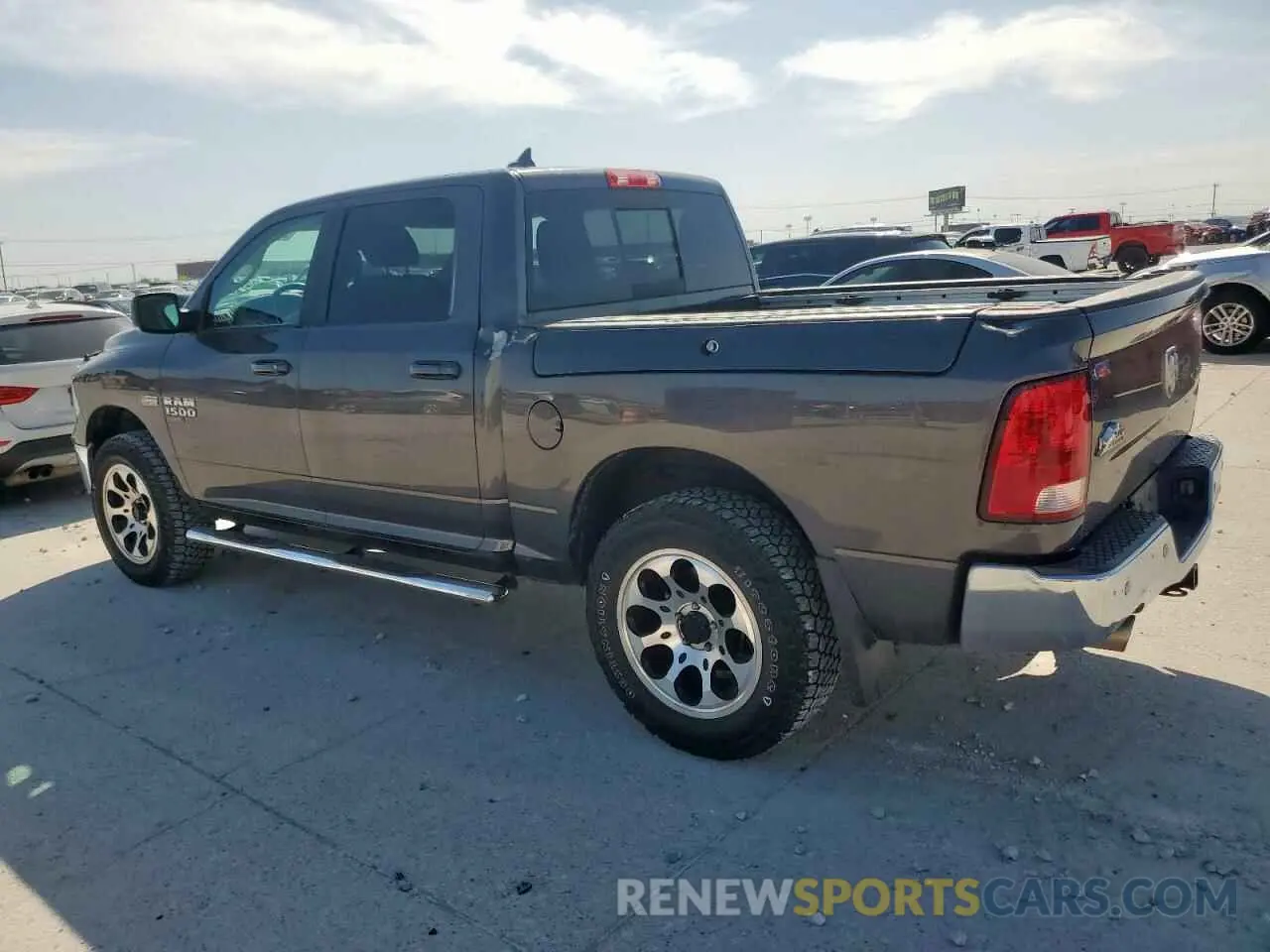 2 Photograph of a damaged car 1C6RR7LT9KS536536 RAM 1500 2019