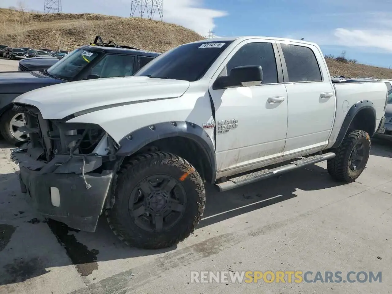 1 Photograph of a damaged car 1C6RR7LT9KS559024 RAM 1500 2019