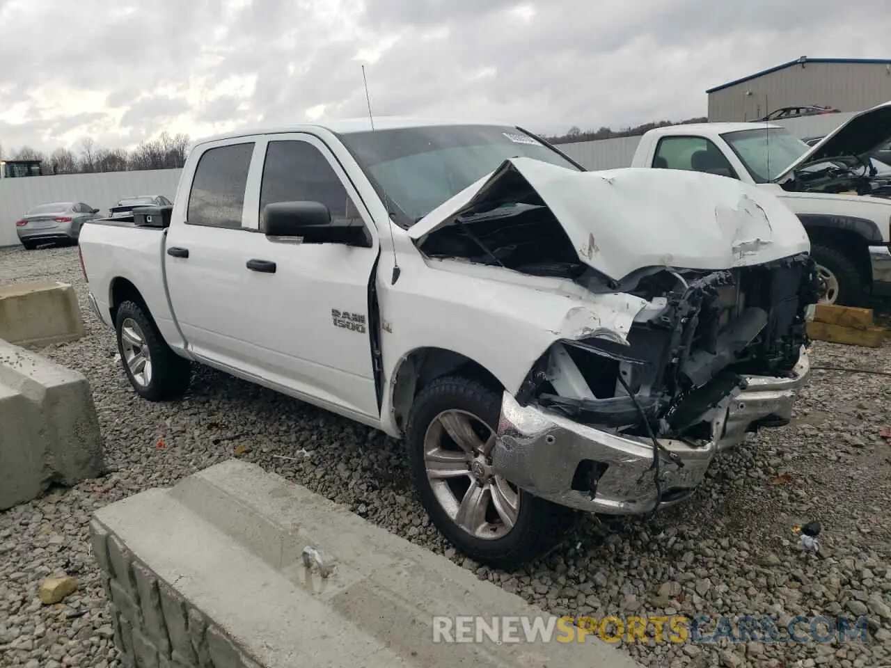 4 Photograph of a damaged car 1C6RR7LT9KS583016 RAM 1500 2019