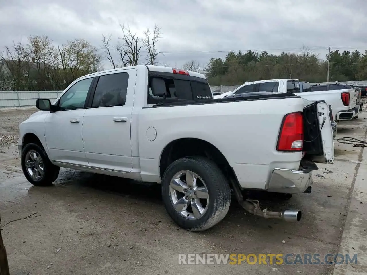 2 Photograph of a damaged car 1C6RR7LTXKS557184 RAM 1500 2019