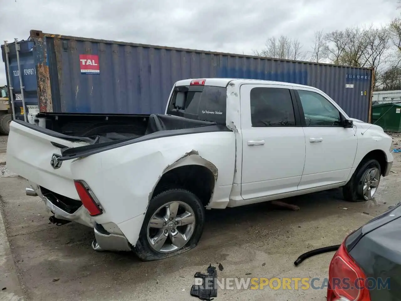 3 Photograph of a damaged car 1C6RR7LTXKS557184 RAM 1500 2019