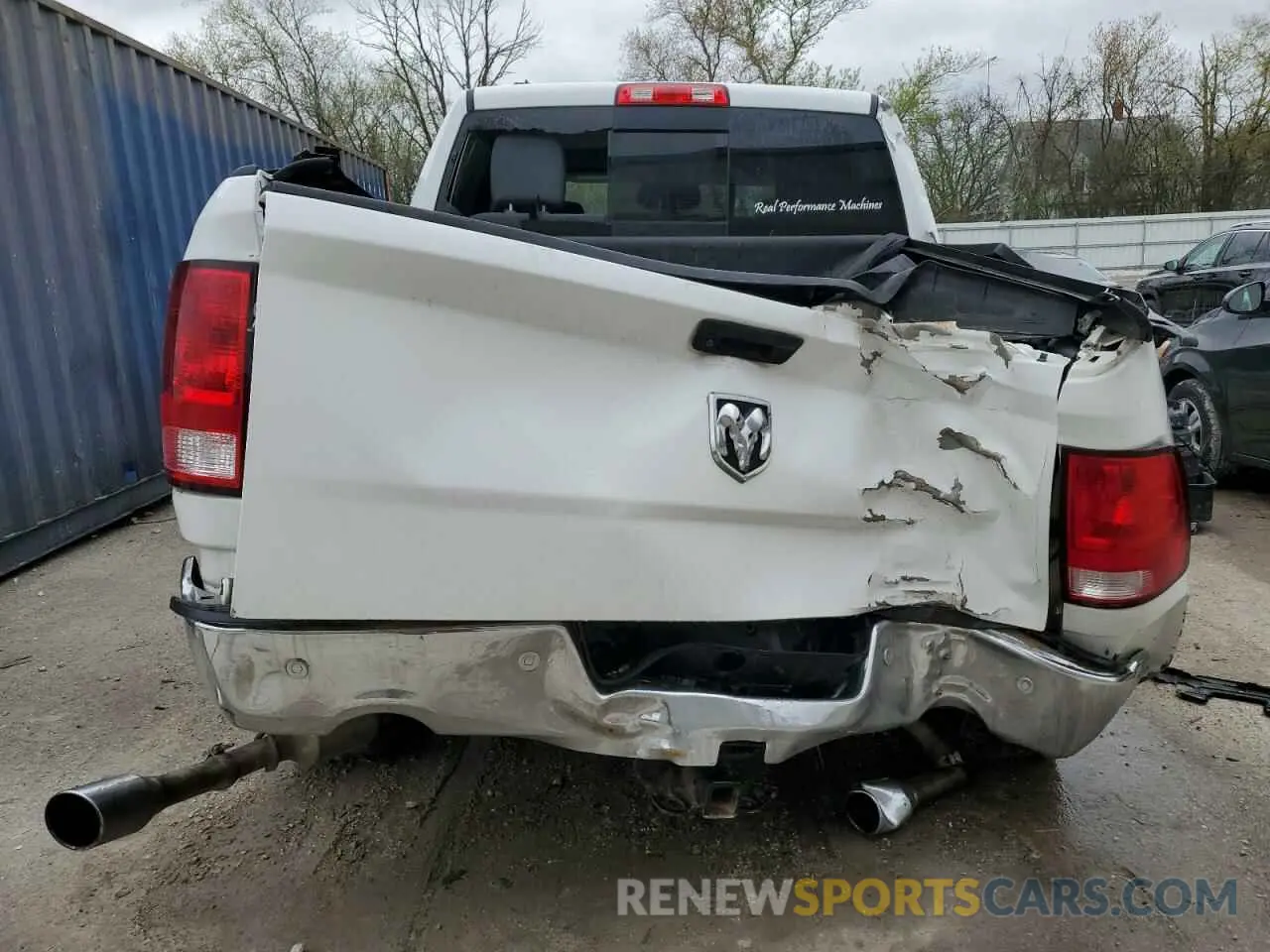 6 Photograph of a damaged car 1C6RR7LTXKS557184 RAM 1500 2019