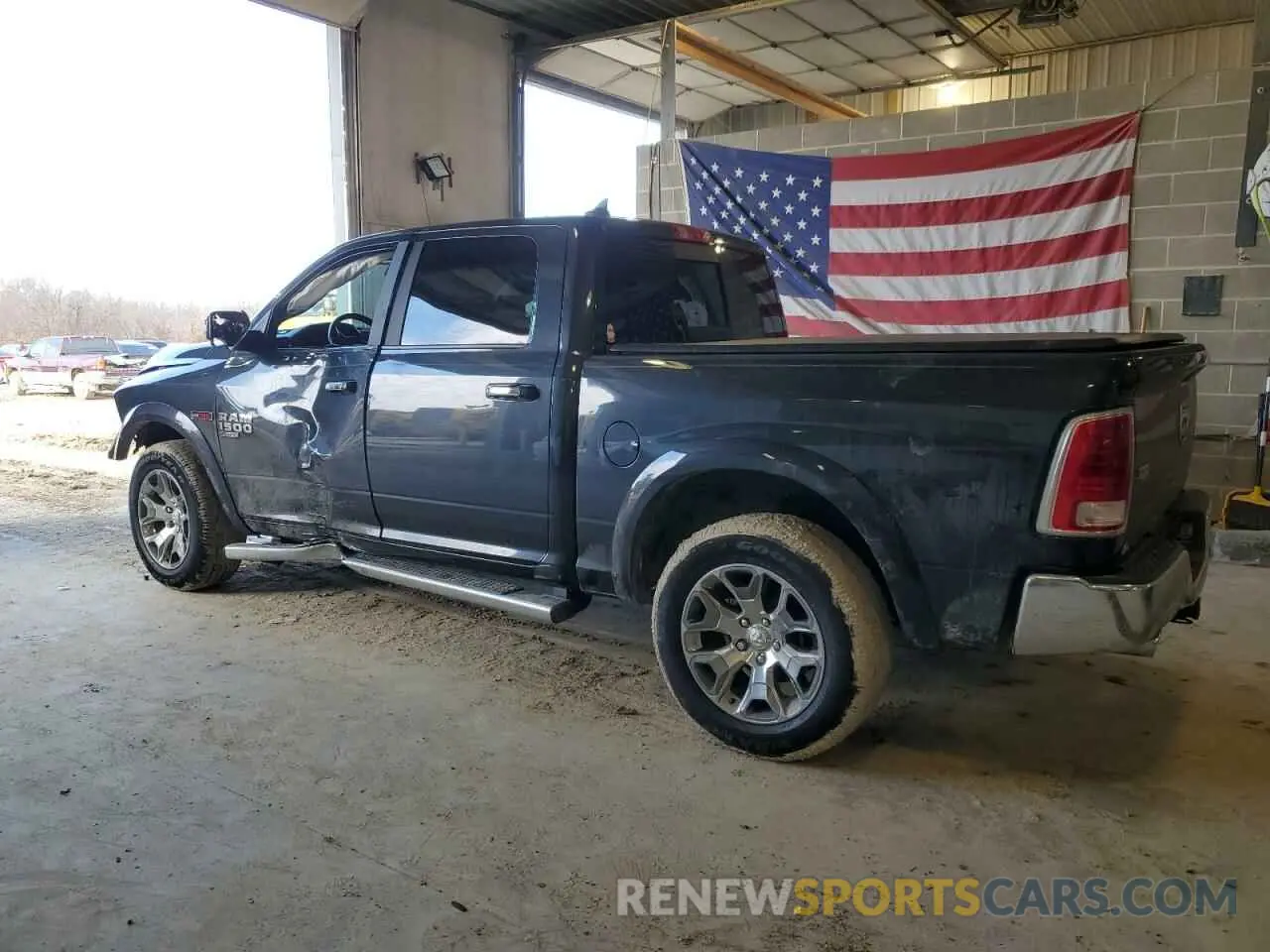 2 Photograph of a damaged car 1C6RR7NM3KS725138 RAM 1500 2019