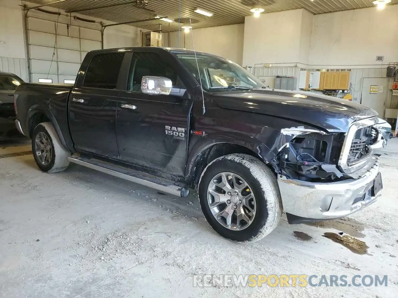 4 Photograph of a damaged car 1C6RR7NM3KS725138 RAM 1500 2019