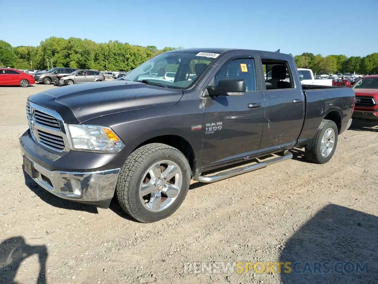 1 Photograph of a damaged car 1C6RR7TT0KS714009 RAM 1500 2019