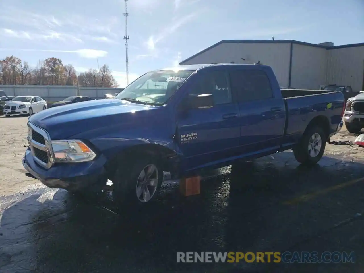 1 Photograph of a damaged car 1C6RR7TT1KS551225 RAM 1500 2019