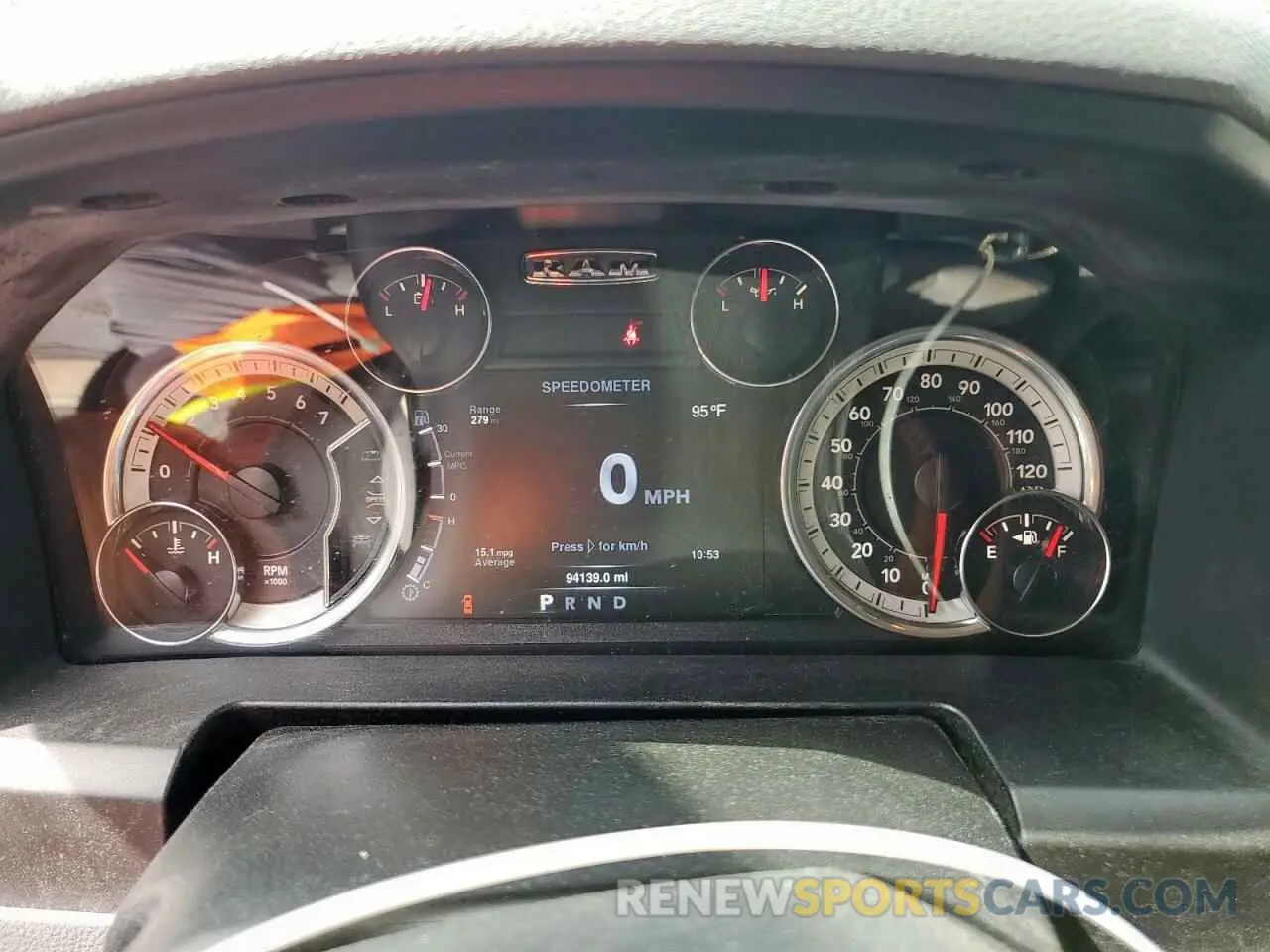 9 Photograph of a damaged car 1C6RR7TT2KS714206 RAM 1500 2019