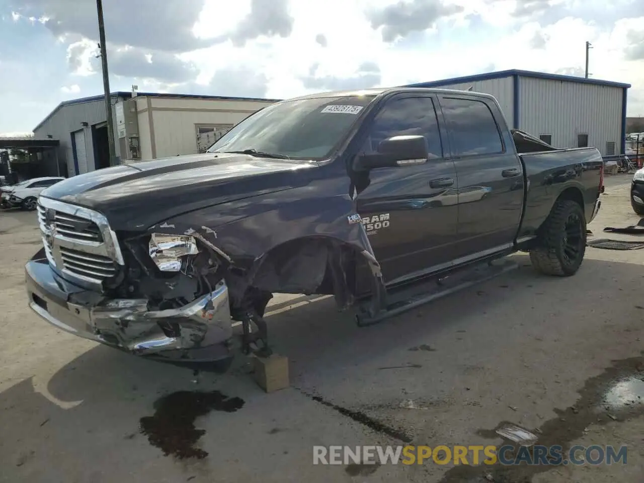 1 Photograph of a damaged car 1C6RR7TT4KS695769 RAM 1500 2019