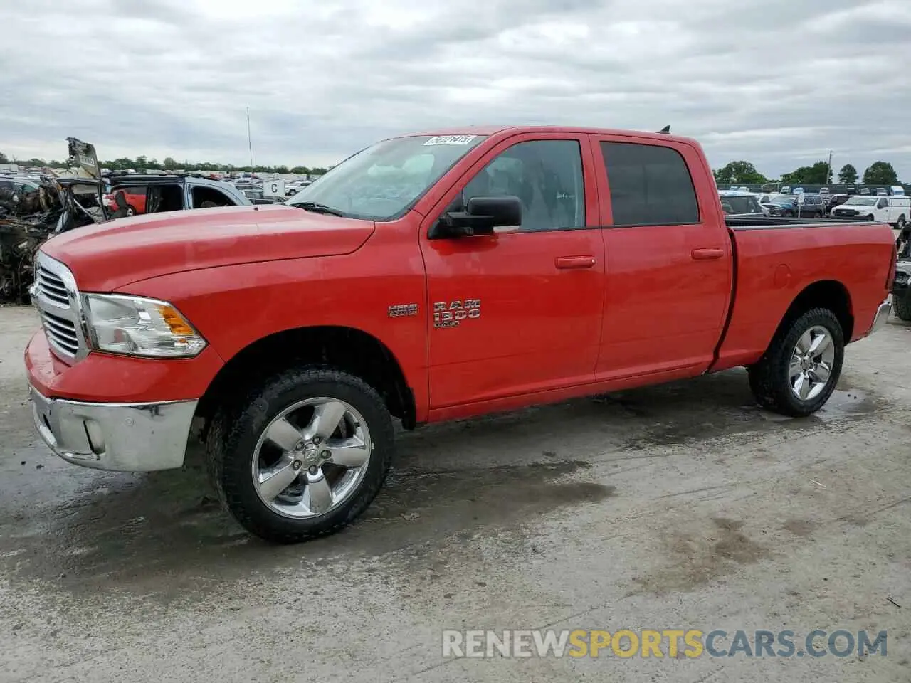 1 Photograph of a damaged car 1C6RR7TT6KS566965 RAM 1500 2019