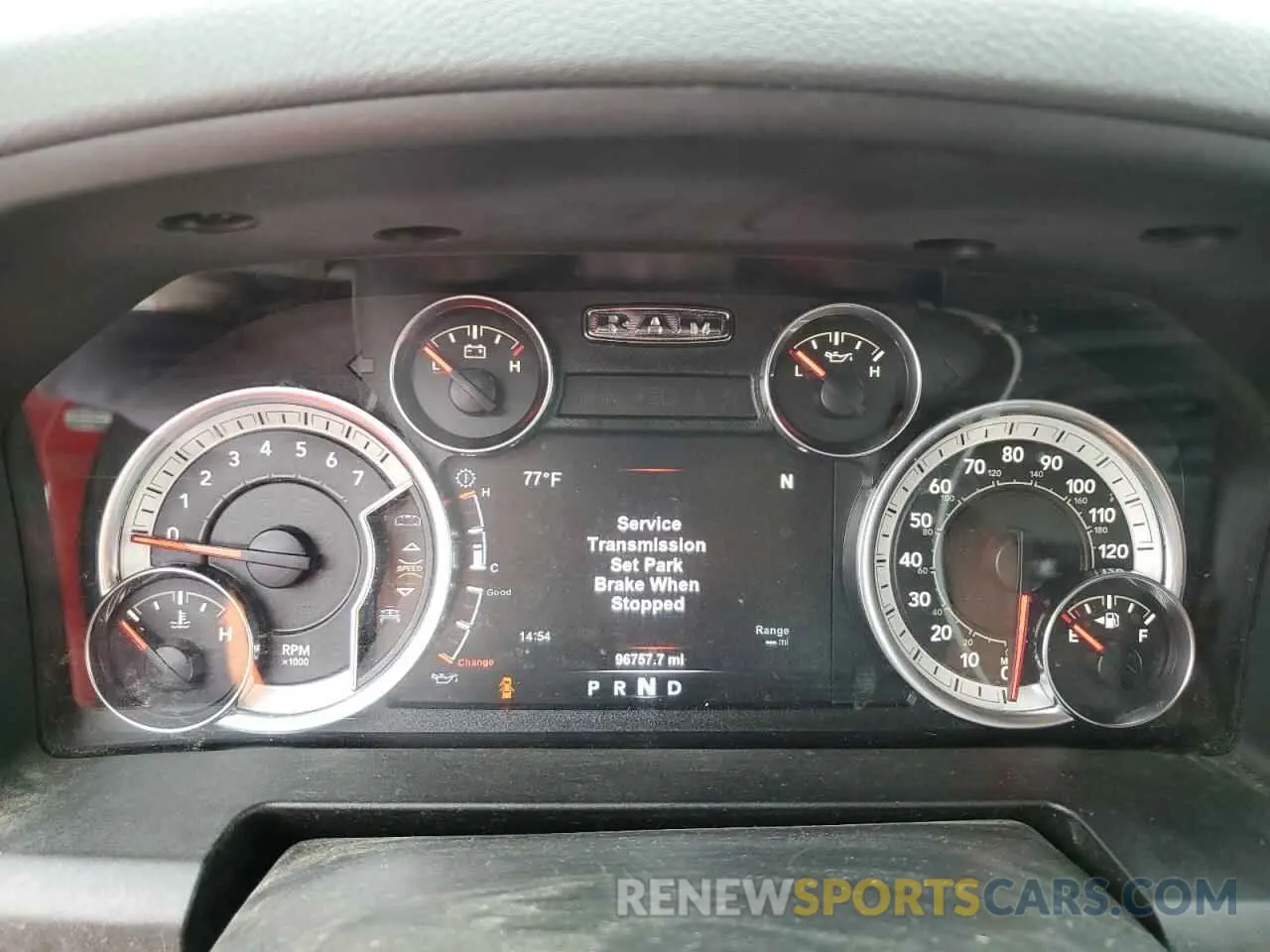 9 Photograph of a damaged car 1C6RR7TT6KS566965 RAM 1500 2019