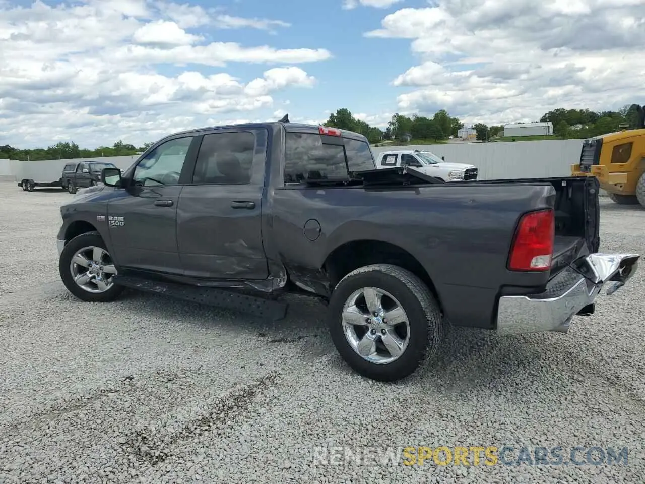 2 Photograph of a damaged car 1C6RR7TT6KS714595 RAM 1500 2019