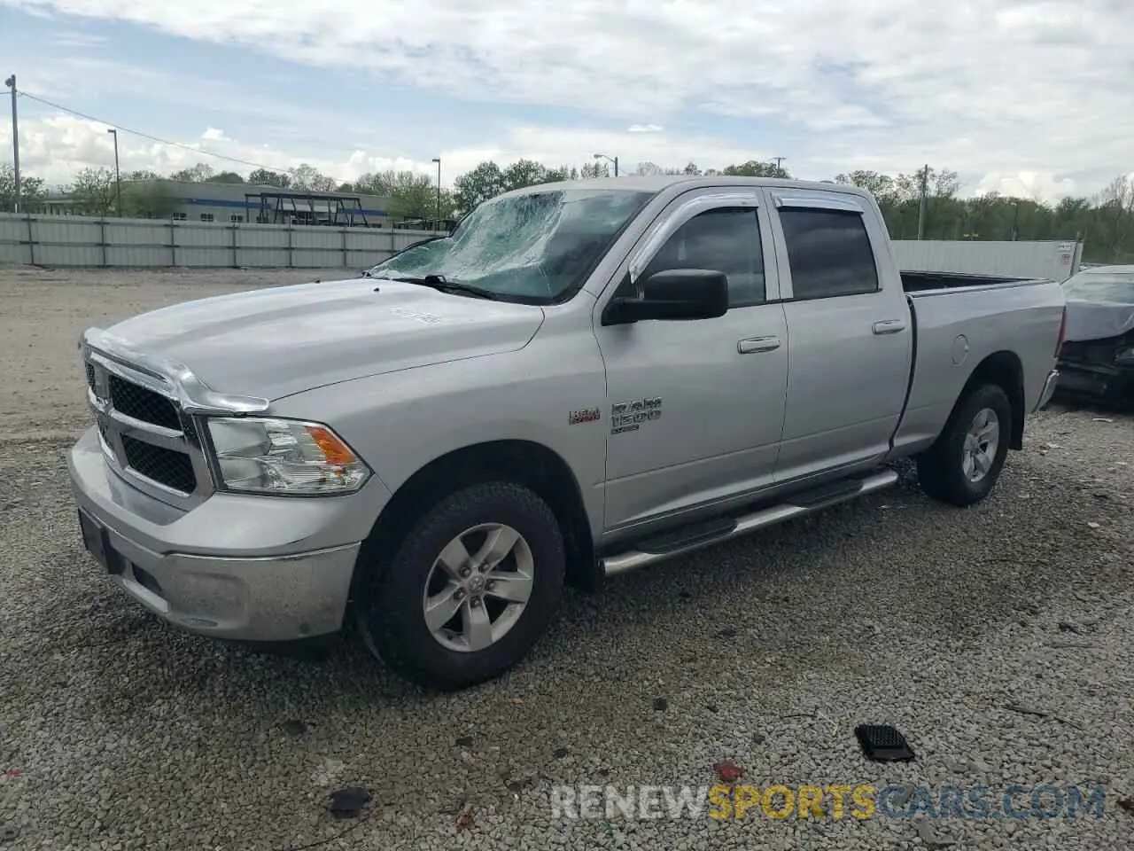 1 Photograph of a damaged car 1C6RR7TT9KS587633 RAM 1500 2019