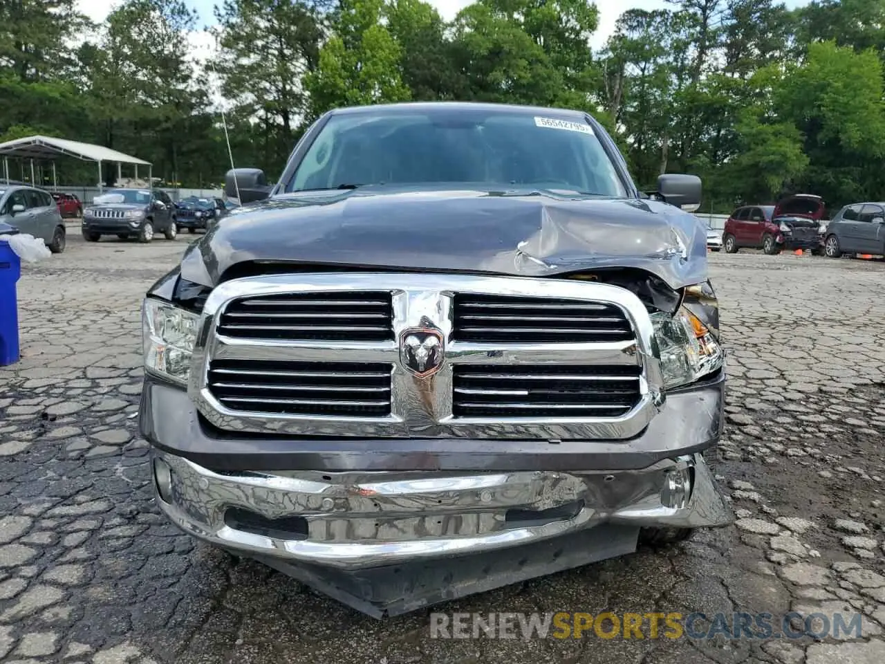 5 Photograph of a damaged car 1C6RR7TTXKS695906 RAM 1500 2019