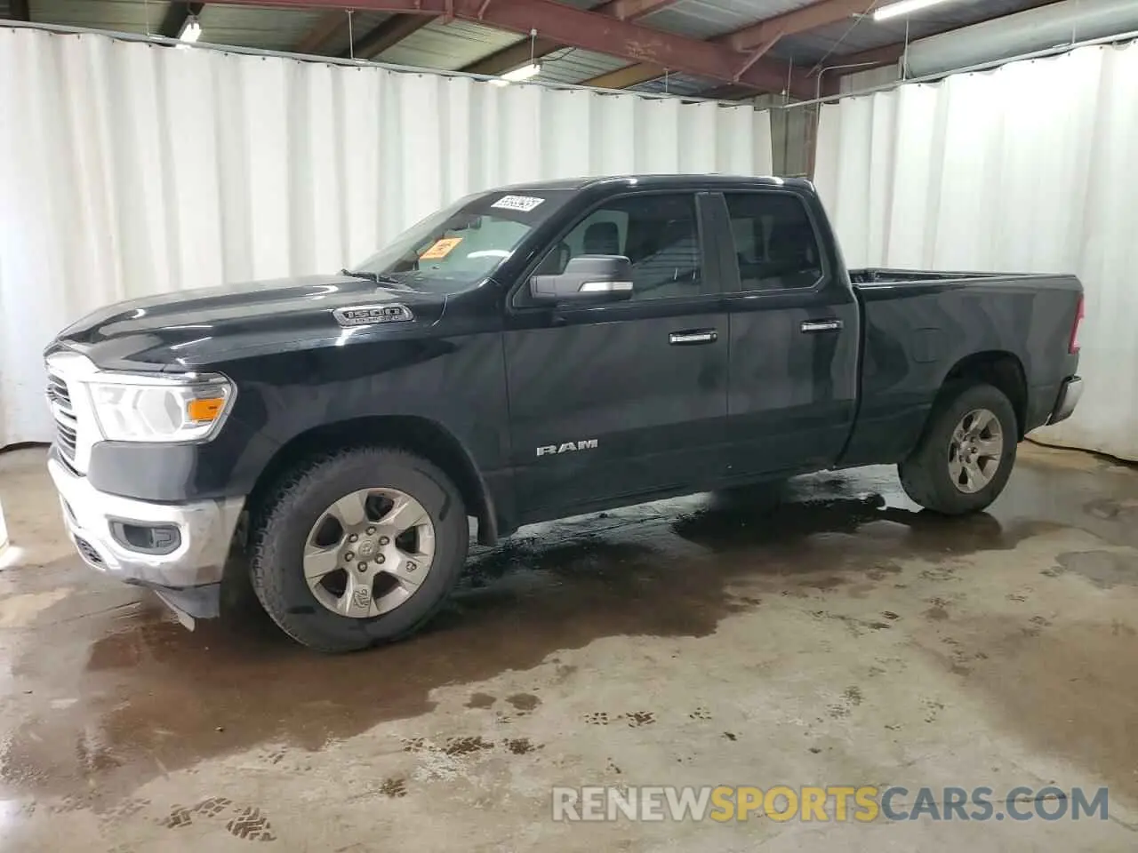 1 Photograph of a damaged car 1C6RREBT0KN828533 RAM 1500 2019