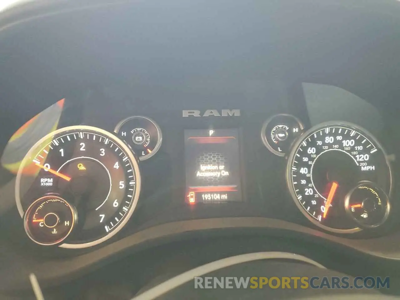 9 Photograph of a damaged car 1C6RREBT0KN828533 RAM 1500 2019