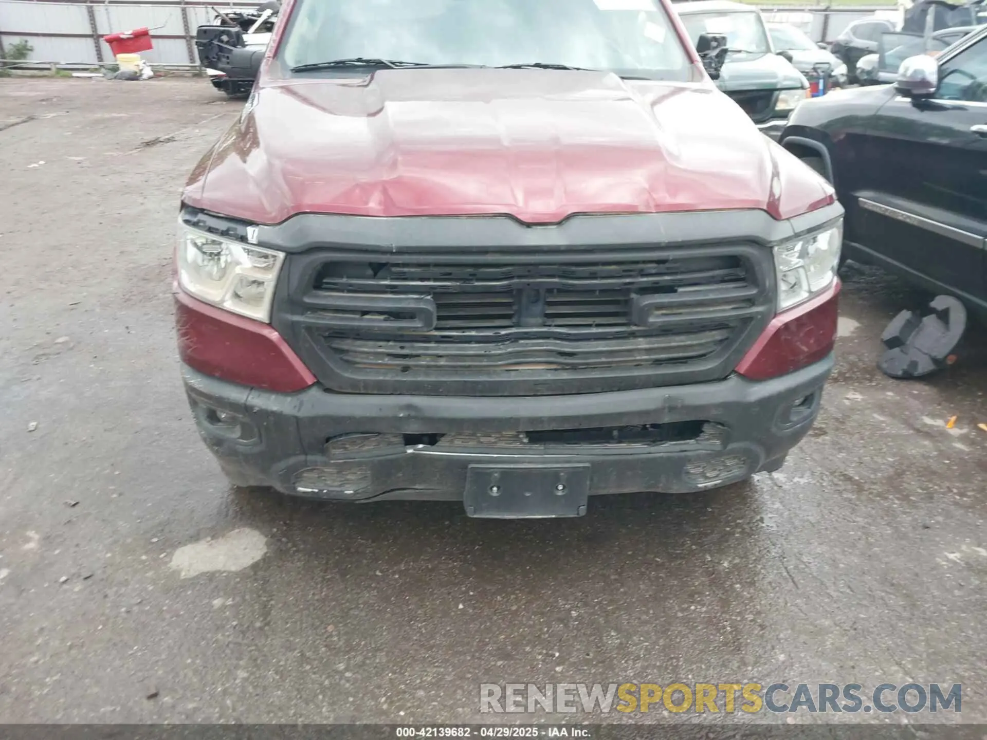 17 Photograph of a damaged car 1C6RREBT3KN884384 RAM 1500 2019