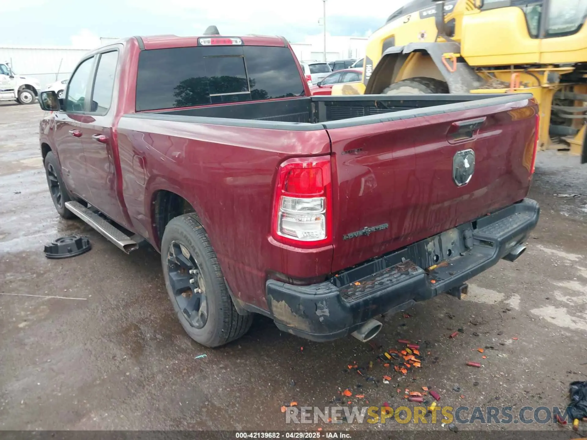 3 Photograph of a damaged car 1C6RREBT3KN884384 RAM 1500 2019