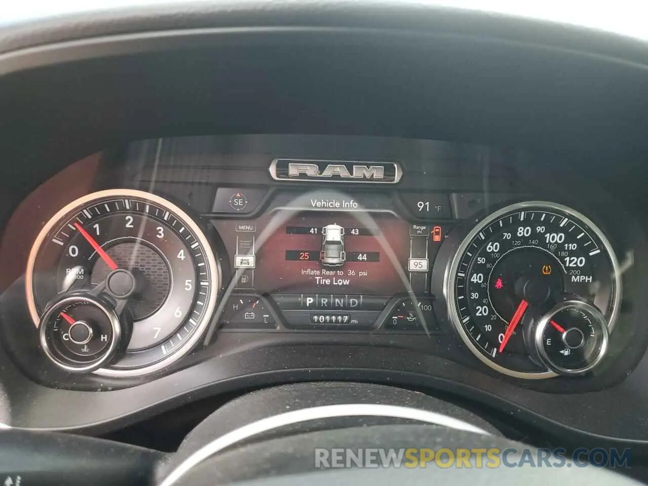 9 Photograph of a damaged car 1C6RREBT3KN905220 RAM 1500 2019