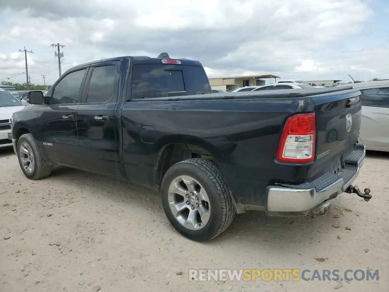 2 Photograph of a damaged car 1C6RREBT8KN747408 RAM 1500 2019